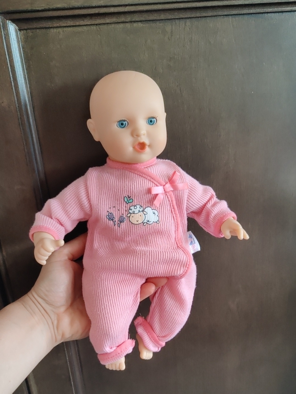 Melissa & Doug Mine to Love Jenna 12" Soft Body Baby Doll Sleep Eyes Y2K Cottage